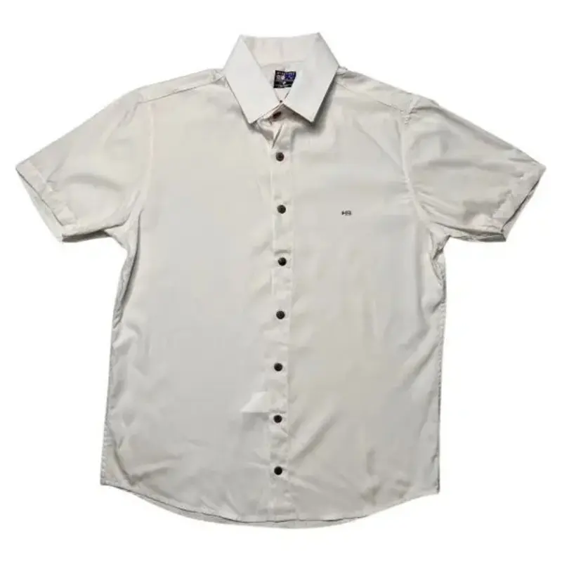 CAMISA DE BOTAO HOT BUTTERED VISCOSE DELUX BEGE