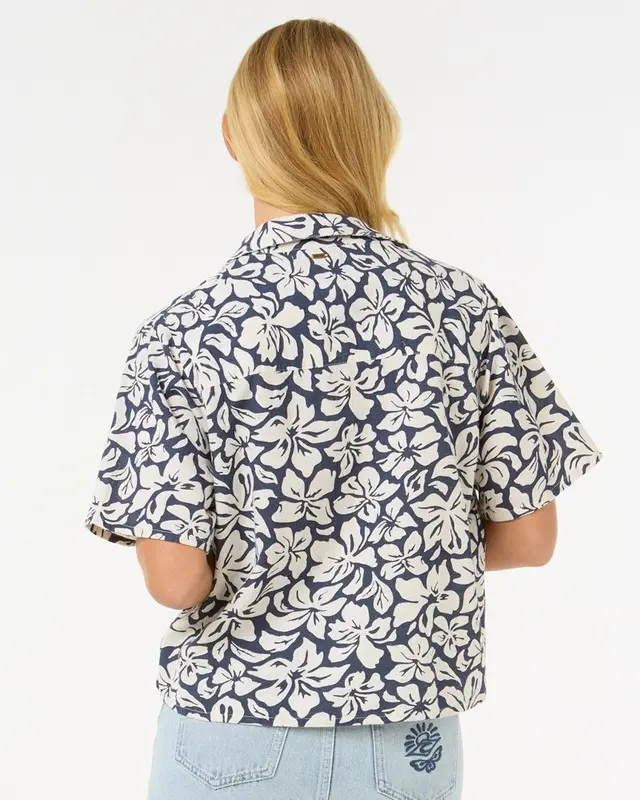 CAMISA RIP CURL LAS DALIAS SS SHIRT NAVY