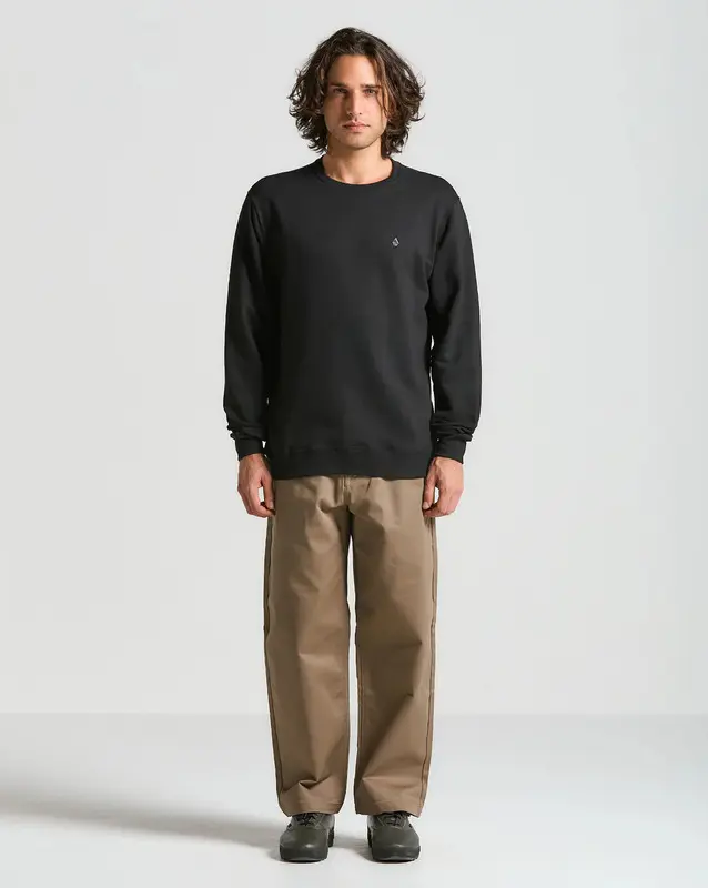 MOLETON VOLCOM SINGLE STONE PRETO