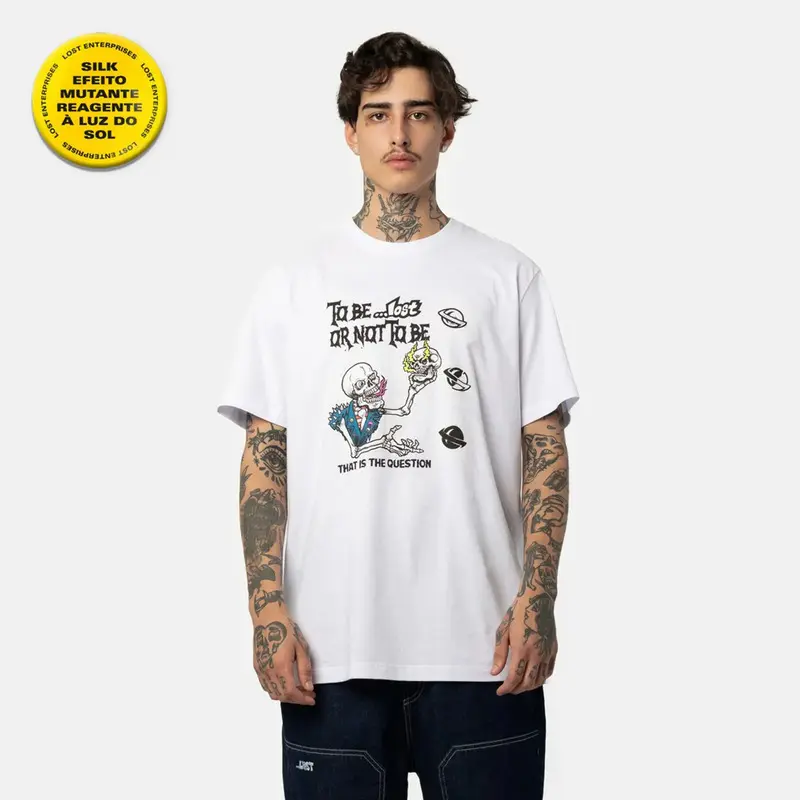 CAMISETA TO BE LOST BRANCO
