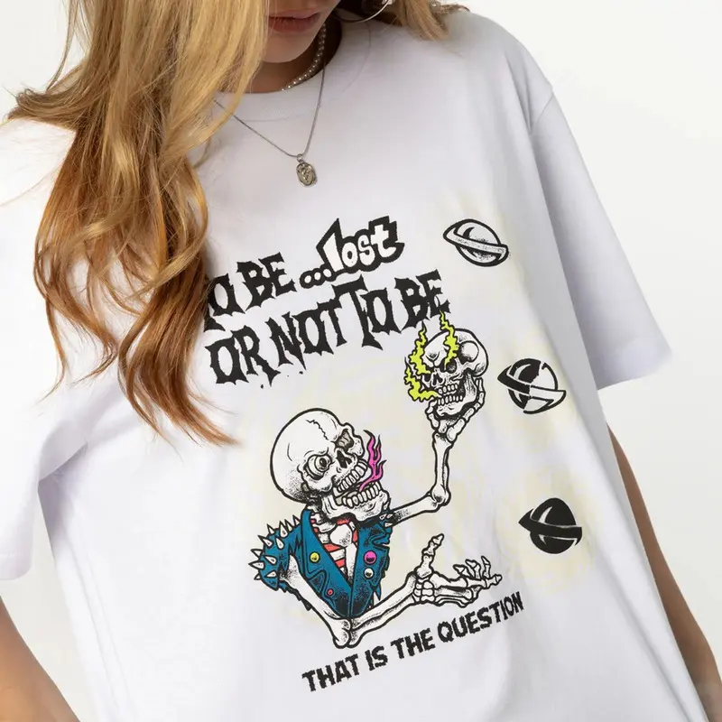 CAMISETA TO BE LOST BRANCO