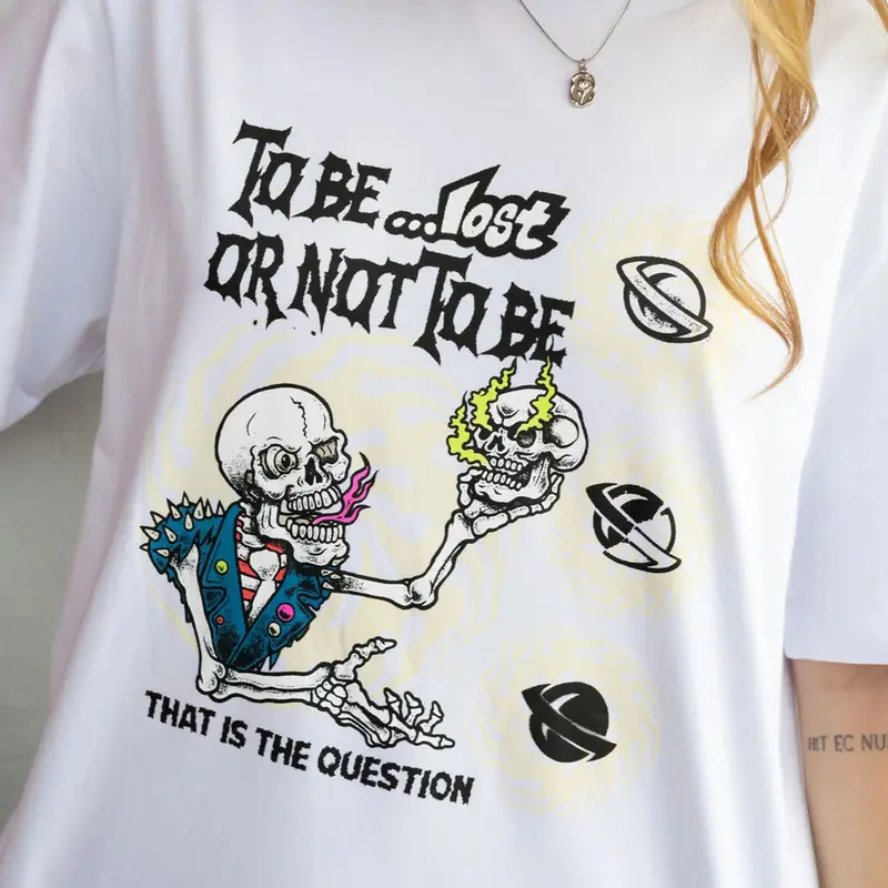 CAMISETA TO BE LOST BRANCO