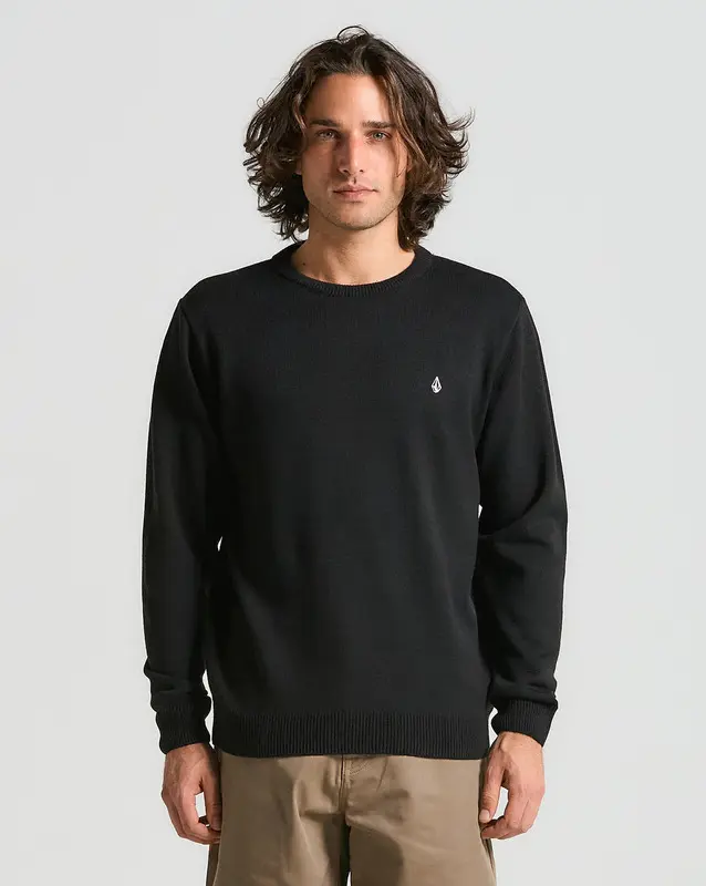 TRICOT VOLCOM CLASSIC STONE PRETO