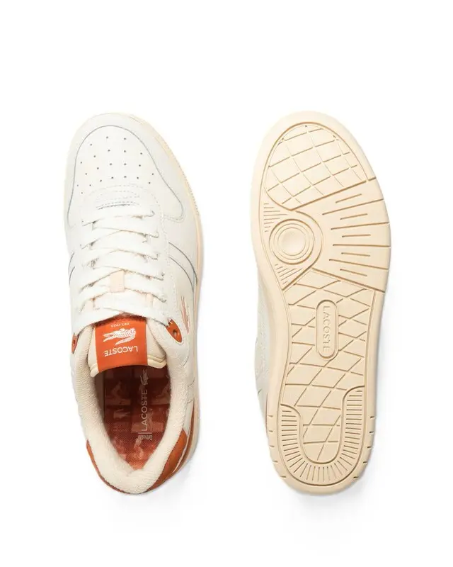 TENIS LACOSTE T-CLIP SET OFF WHITE/ORANGE