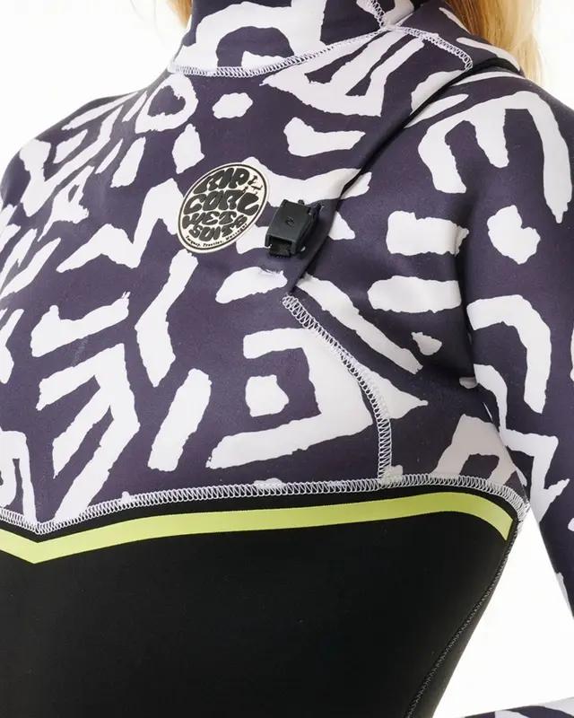 LONG JOHN RIP CURL E-BOMB 3/2mm 445-BLACK/LIME
