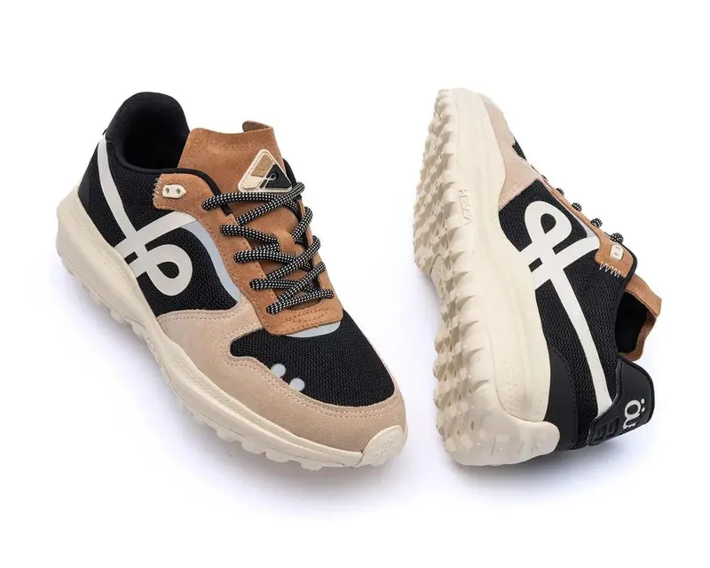 TENIS OUS HEVEA DOTS CANYON CHANTILLY PRETO OE