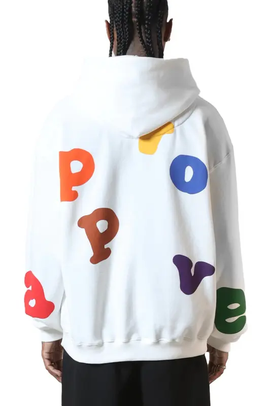 MOLETON OVERSIZED APPROVE LETTERS OFF/COLORIDO