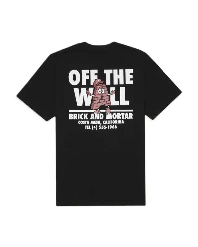 CAMISETA VANS BRICK AND MORTAR SS INFANTIL BLACK