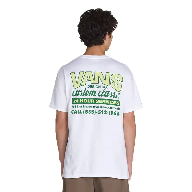 CAMISETA VANS SHOP FRONT SS WHITE SUNNY YELLOW