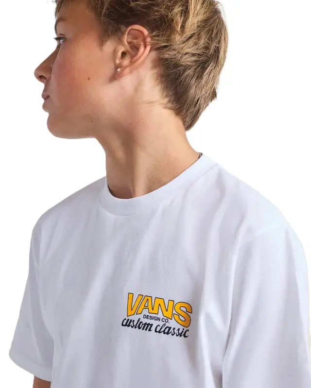 CAMISETA VANS SHOP FRONT SS INFANTIL WHITE