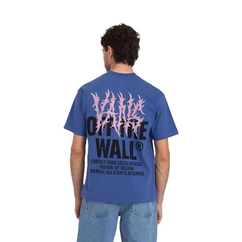 CAMISETA VANS METAL WALL SS NAVY