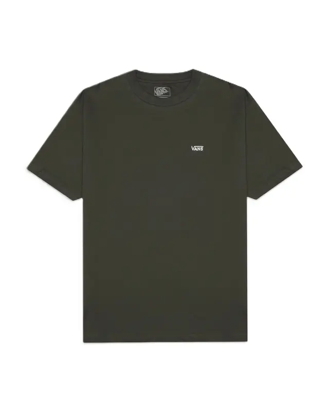 CAMISETA VANS CORE BASICS COAL BROWN WHITE