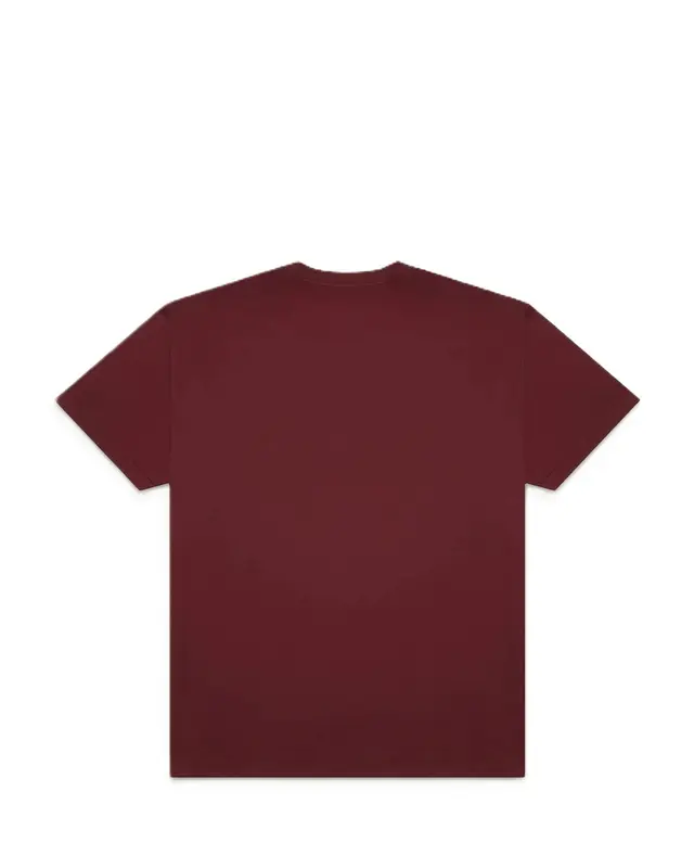 CAMISETA VANS HEX SS BORDEAUX WHITE