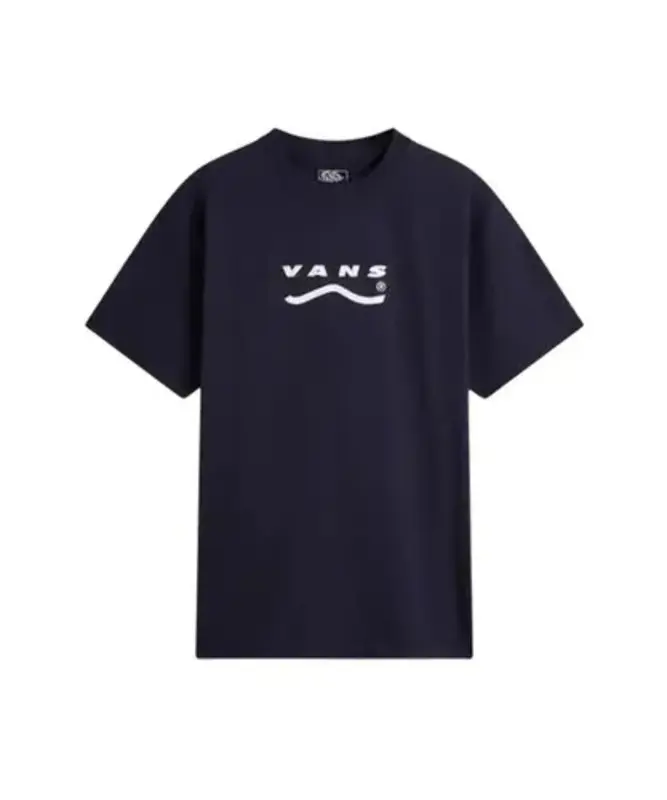 CAMISETA VANS DETERMINED SS NAVY WHITE