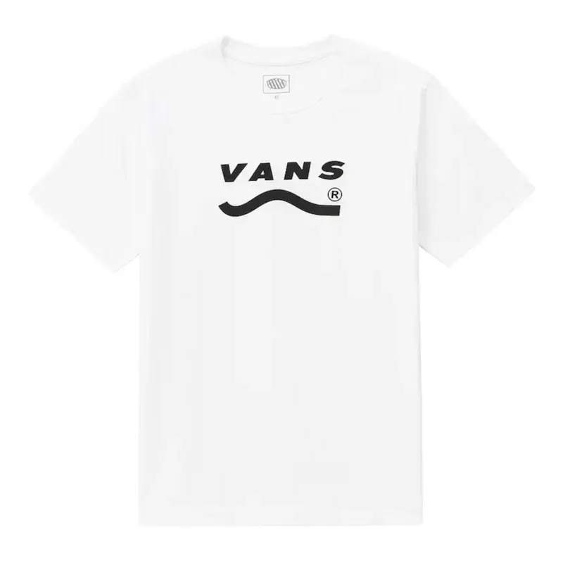 CAMISETA VANS DETERMINED SS WHITE BLACK