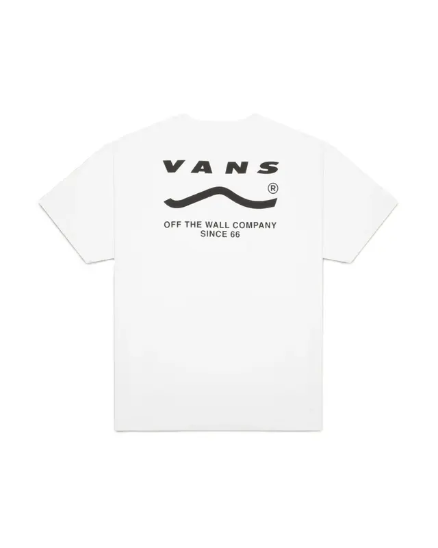 CAMISETA VANS DETERMINED SS BORDEAUX WHITE