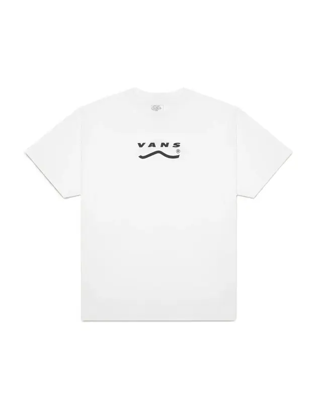 CAMISETA VANS DETERMINED SS BORDEAUX WHITE