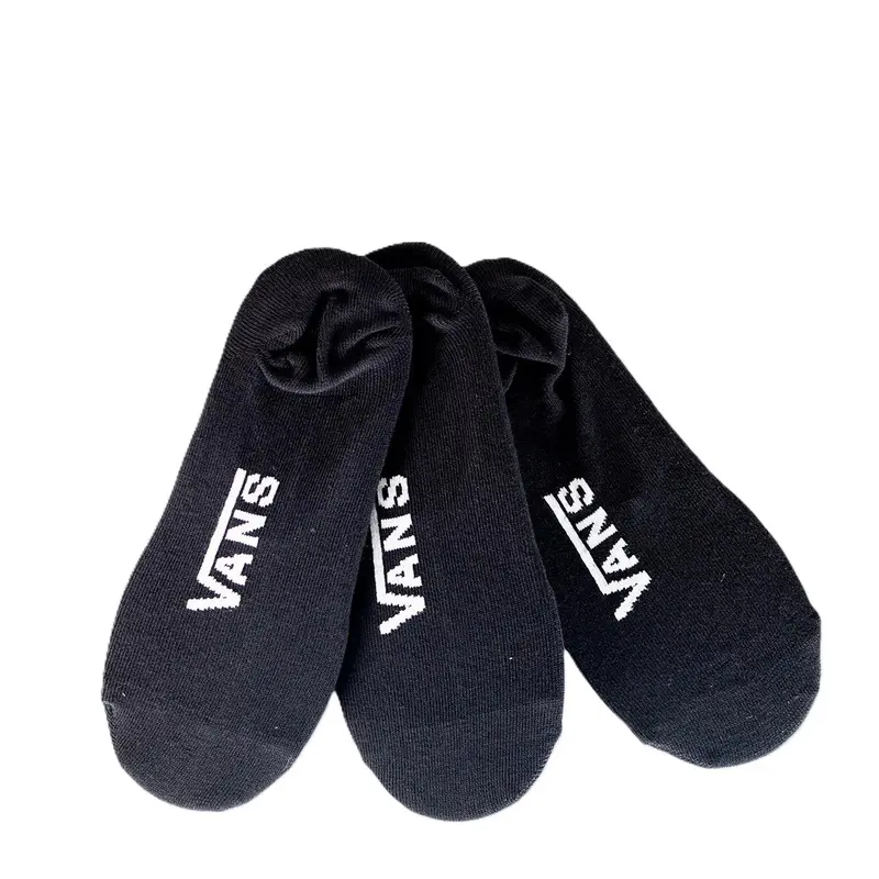 MEIA VANS CREW CLASSIC CANOODLE BLACK WHITE