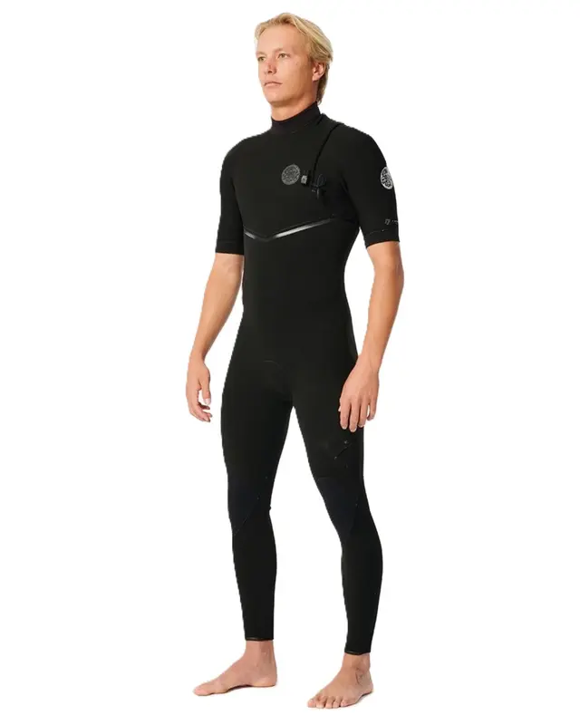 LONG JOHN RIP CURL E BOMB 2MM ZIP FREE 0090-BLACK