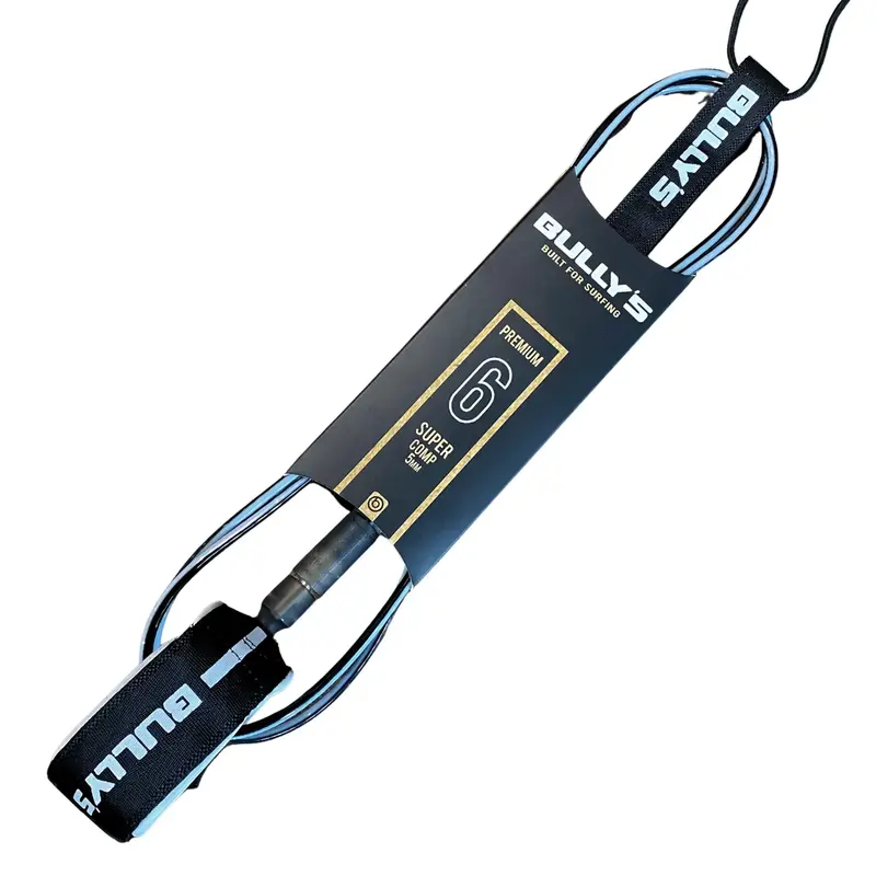 LEASH BULLYS PREMIUM 6 5MM SUPER COMP IMPORTADO BLACK/WHITE