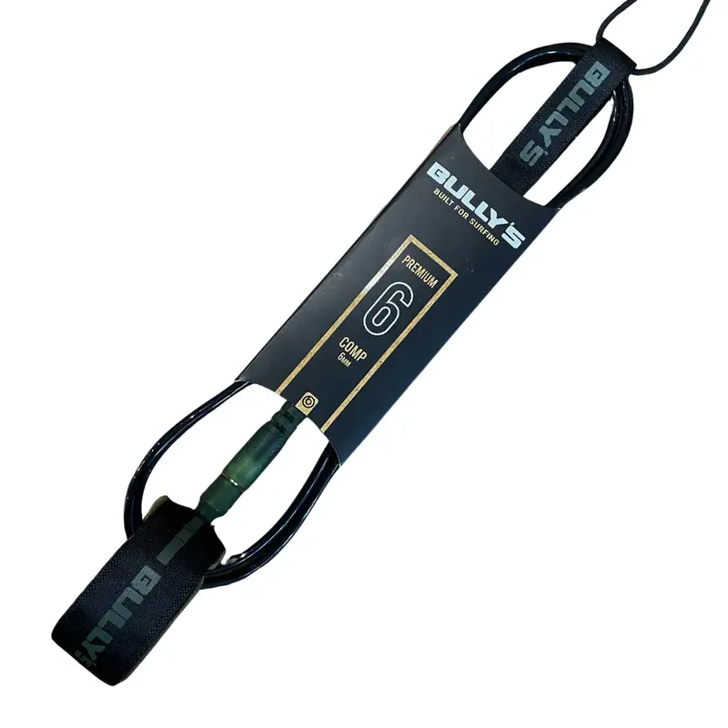 LEASH BULLYS PREMIUM 6 6MM COMP IMPORTADO BLACK