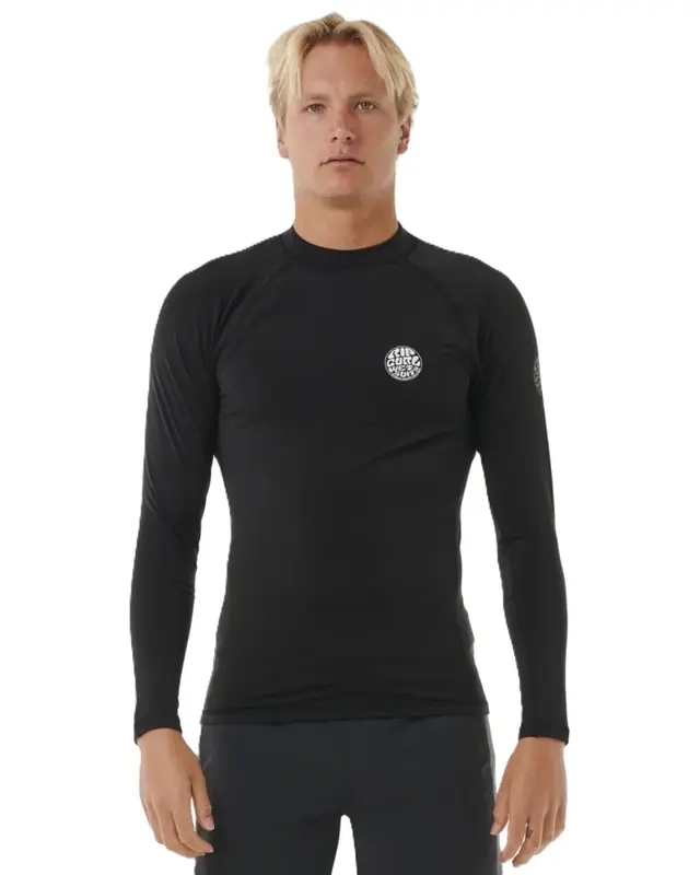 LYCRA RIP CRUL ICONS UPF BRUSHED 0090-BLACK