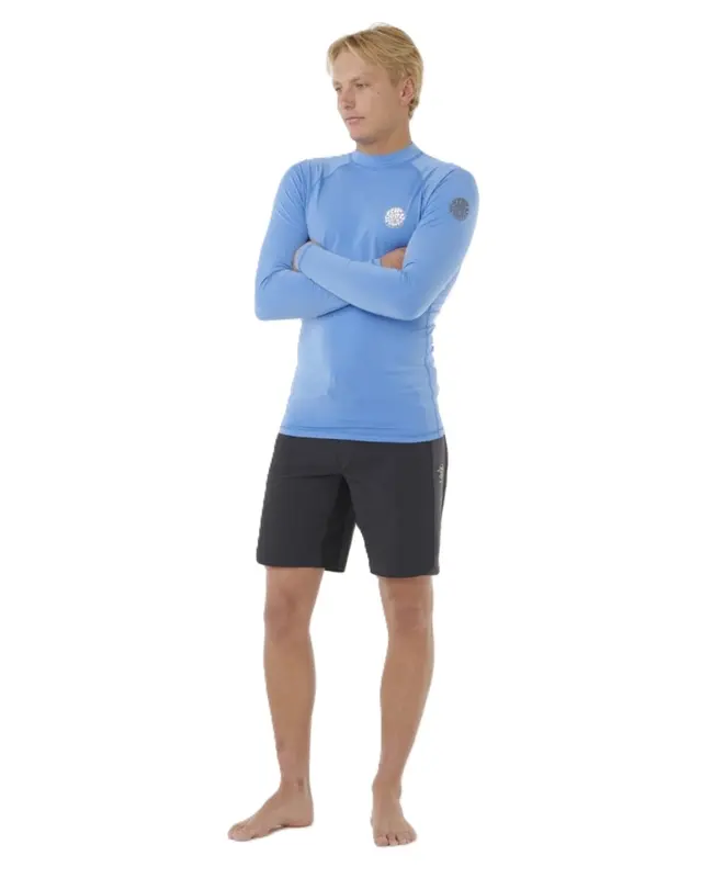 LYCRA RIP CRUL ICONS UPF BRUSHED 0090-BLACK