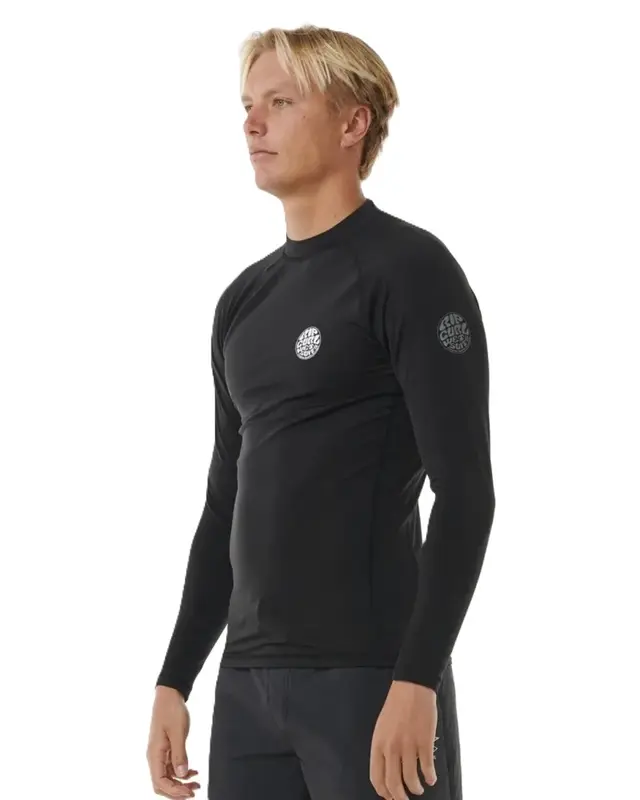LYCRA RIP CRUL ICONS UPF BRUSHED 0090-BLACK