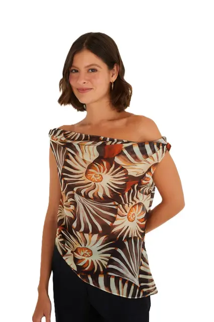 BLUSA FARM MAR DE CONCHA