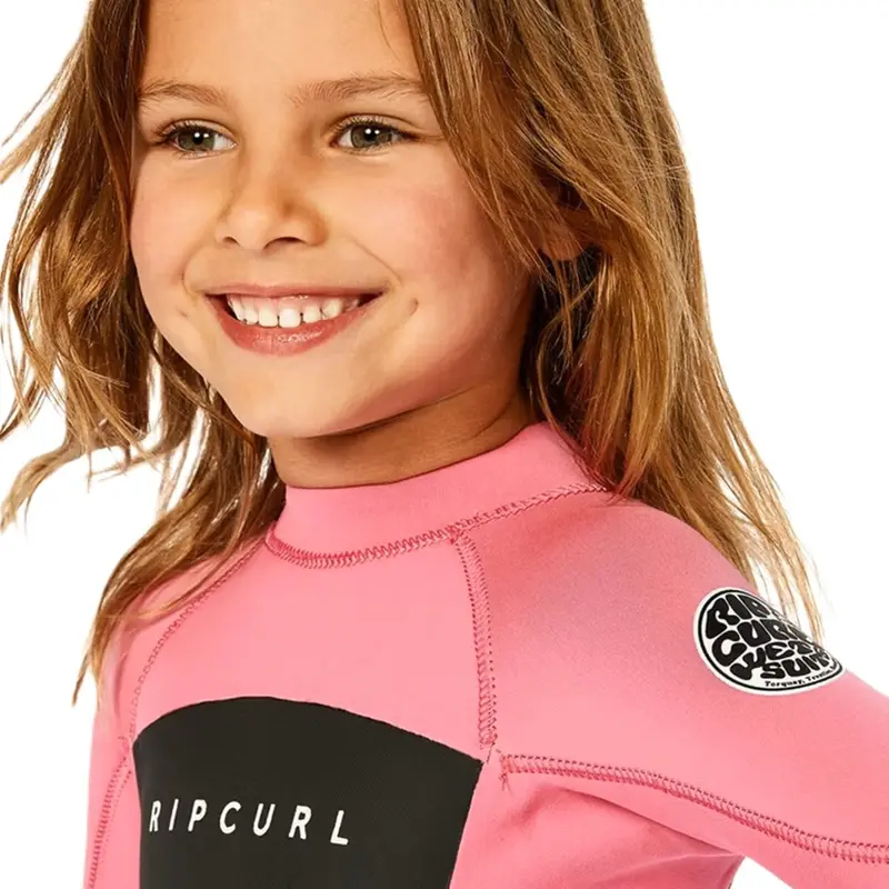 LONG JOHN RIP CURL BOYS AND GIRLS OMEGA 3/2MM PINK