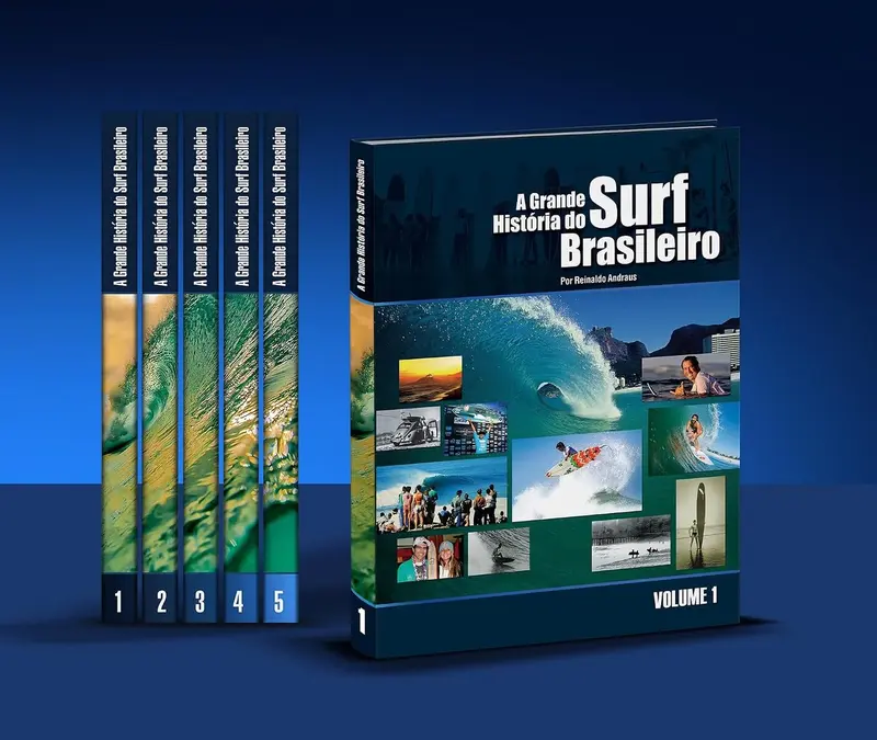 LIVRO A GRANDE HISTORIA DO SURF BRASILEIRO VOL 1 UNICA