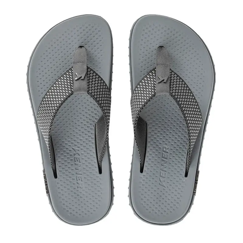 SANDALIA KENNER K-PRO DOTS CINZA/CHUMBO/CINZA CLARO