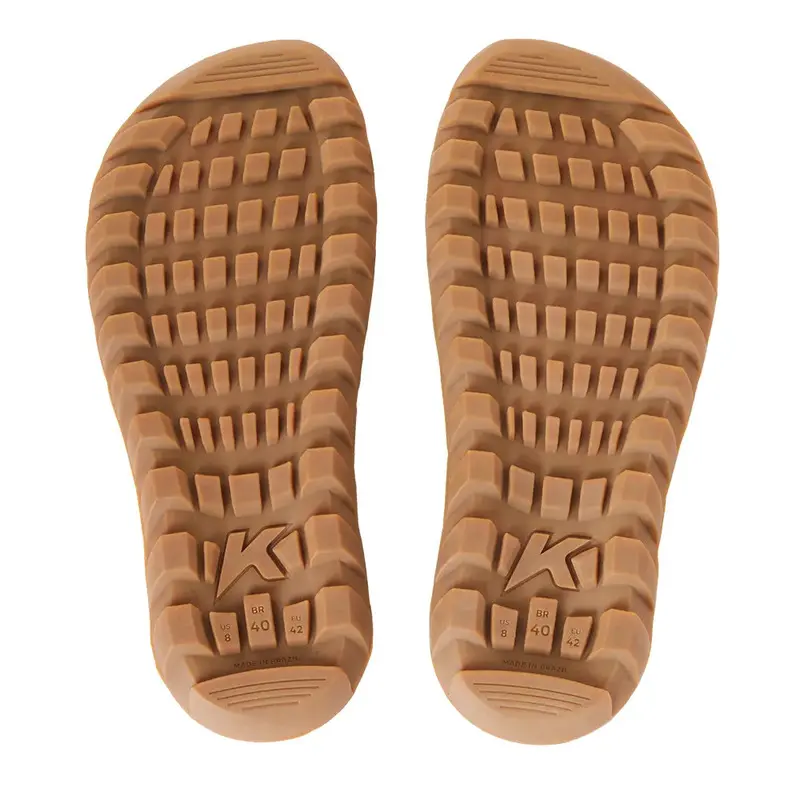 SANDALIA KENNER MEGAH L7 PLUS CREPE/BAUNILHA/PRETO