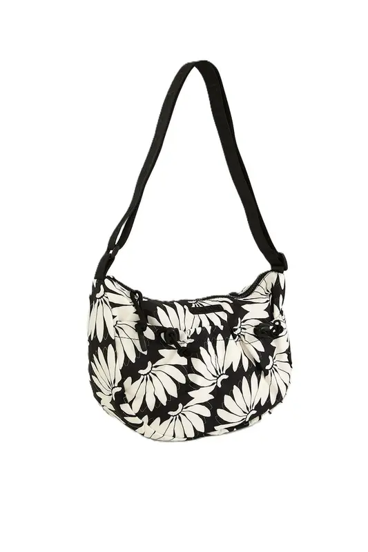 BOLSA FARM BANANA P COPABANANA BRANCO/PRETO