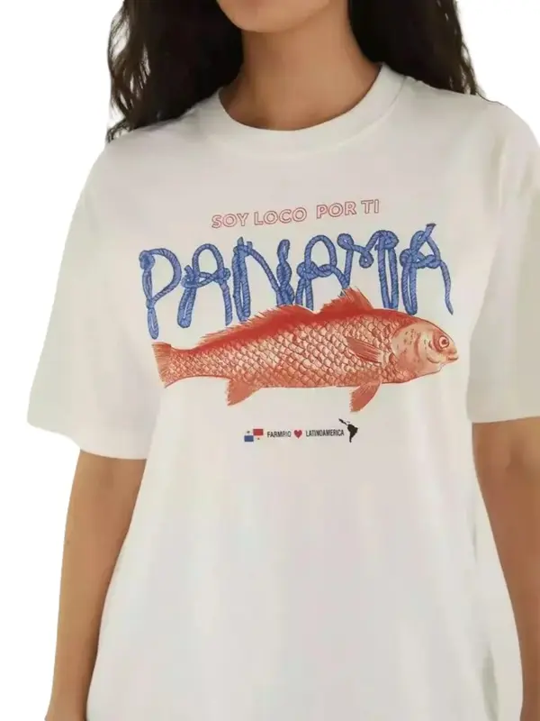 CAMISETA FARM MEDIA SOY PANAMA MULTICOLOR