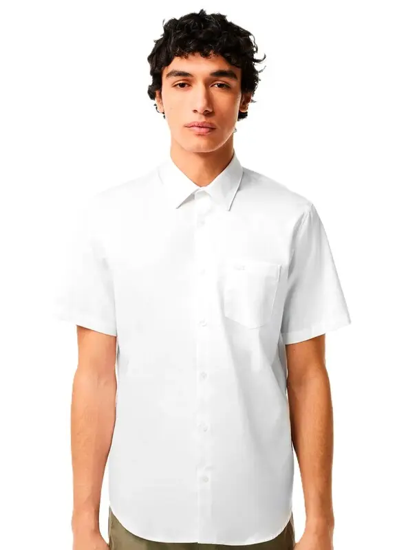 CAMISA LACOSTE REGULAR FIT WHITE