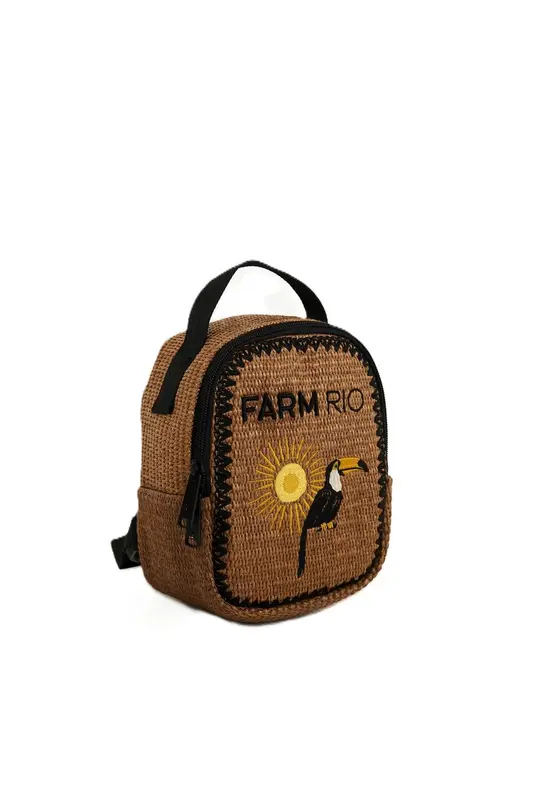 MOCHILA FARM MINI BOROGODO ARTESANAL MULTICOLOR