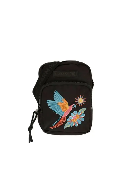 BOLSA FARM GEMA SAMBA DAS ARARAS AZUL