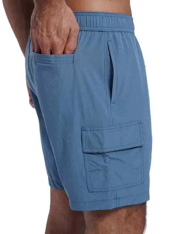 SHORTS HANG LOOSE BYRON BLUE GREY