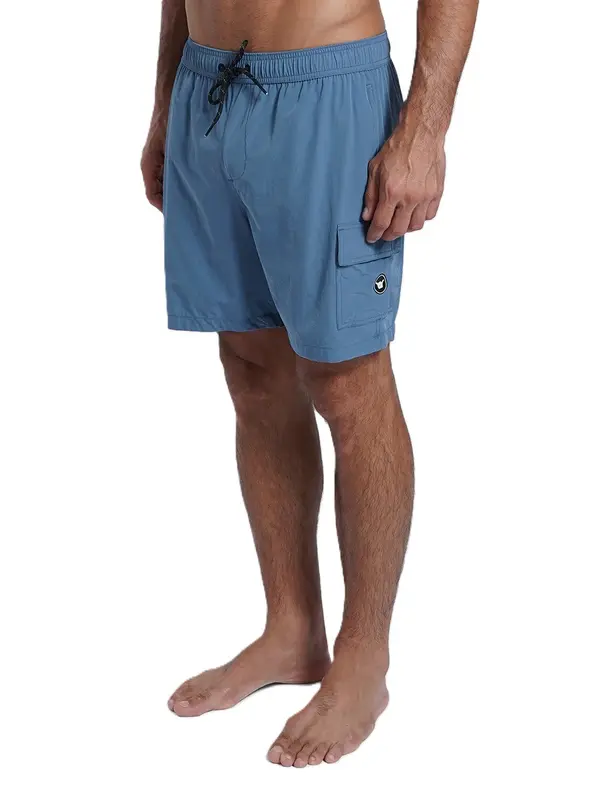 SHORTS HANG LOOSE BYRON BLUE GREY