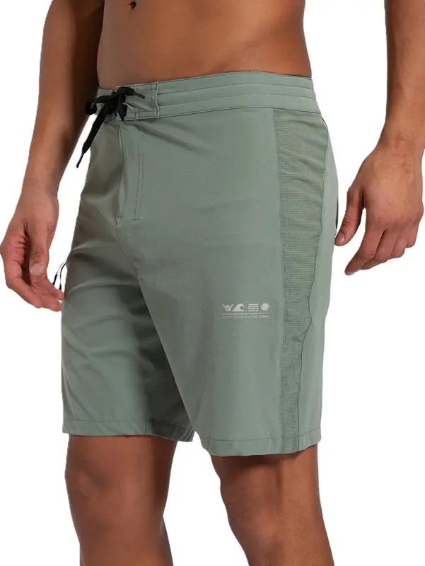 BOARDSHORTS HANG LOOSE BONDED 19  KHAKI