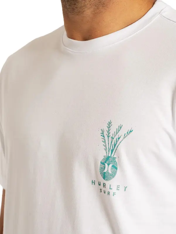 CAMISETA HURLEY SILK XILO BRANCO