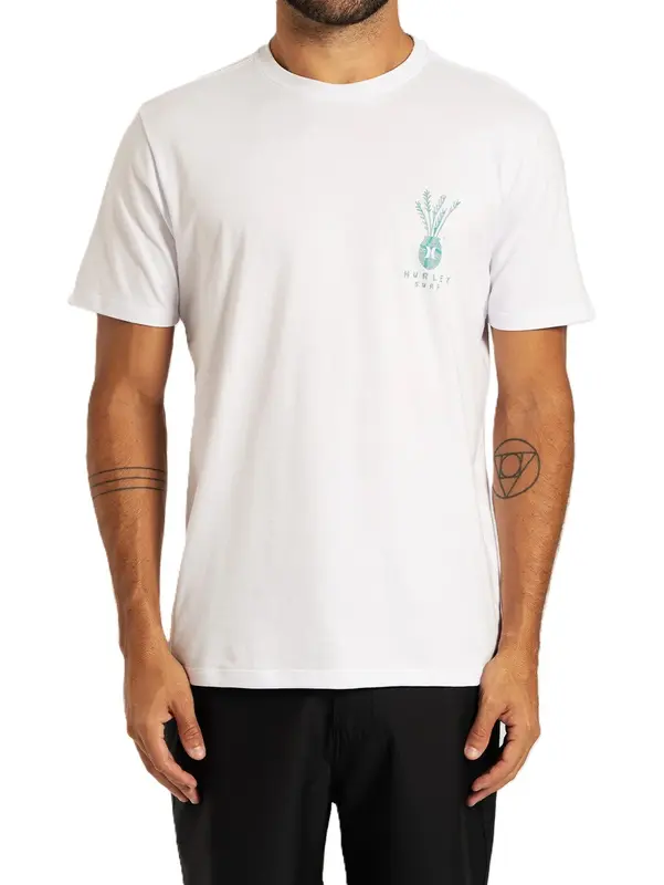 CAMISETA HURLEY SILK XILO BRANCO