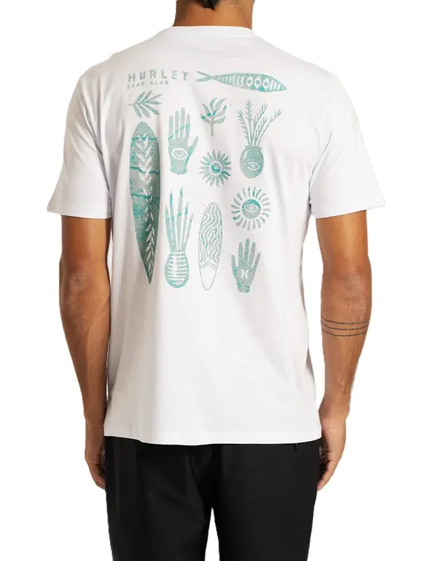CAMISETA HURLEY SILK XILO BRANCO