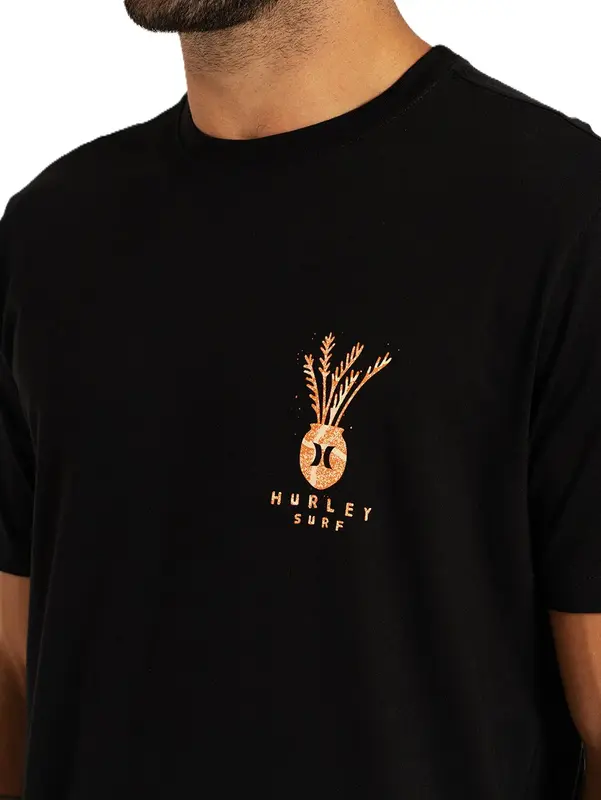 CAMISETA HURLEY SILK XILO PRETO