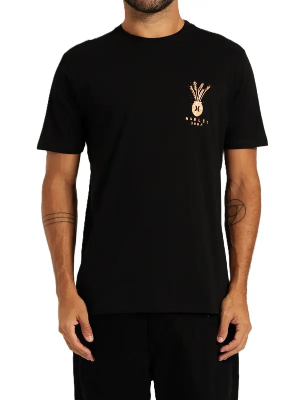 CAMISETA HURLEY SILK XILO PRETO