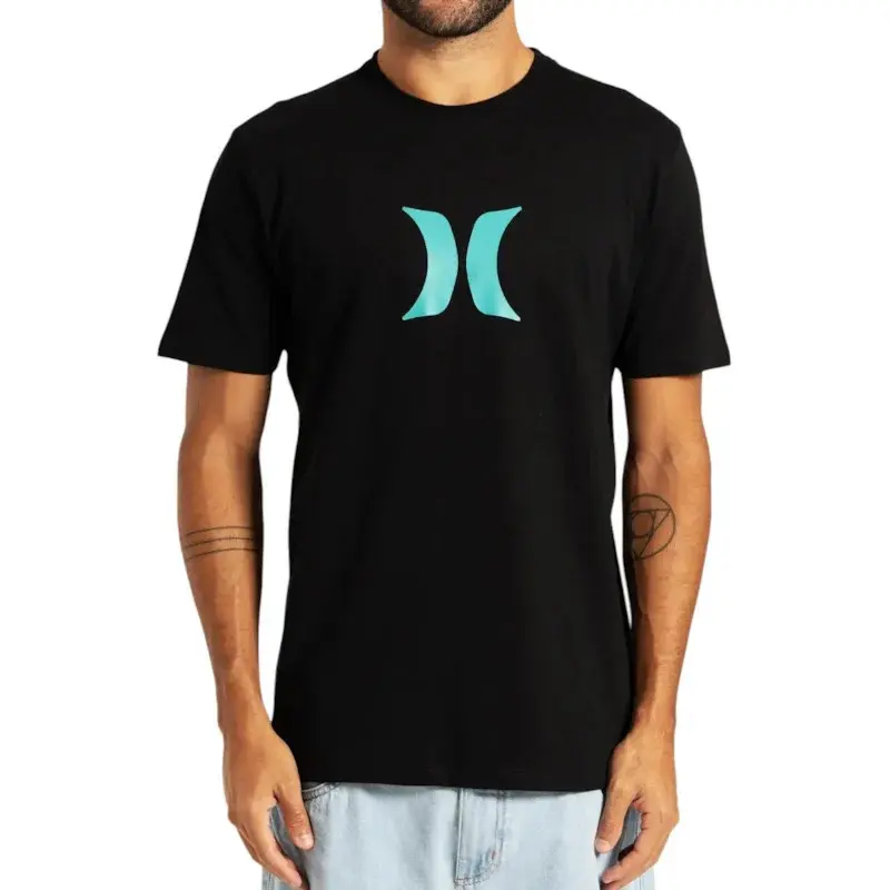 CAMISETA HURLEY SILK ICON PRETO