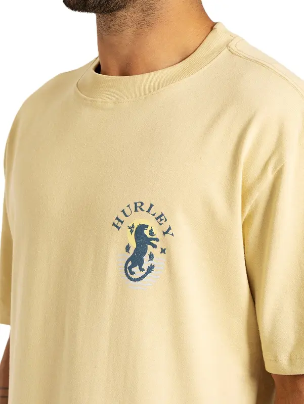 CAMISETA HURLEY ESPECIAL MAXFIT WHEELS BEGE