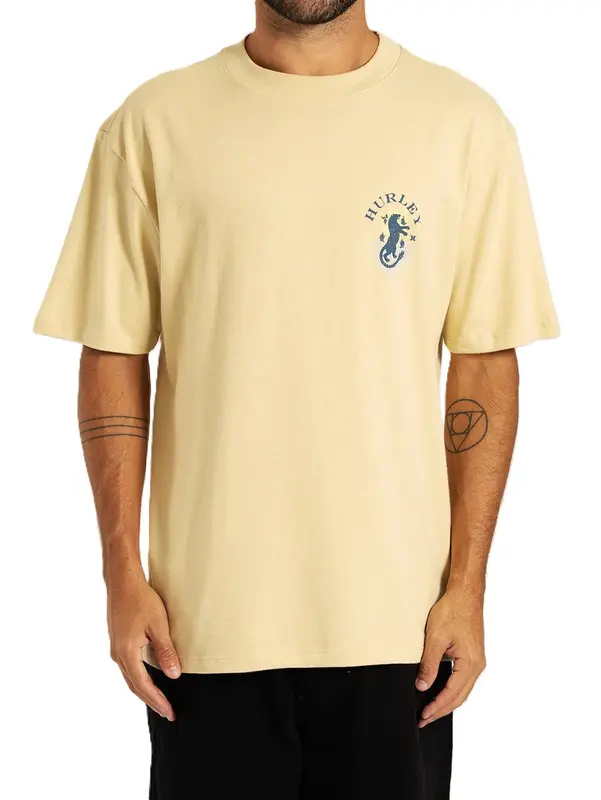 CAMISETA HURLEY ESPECIAL MAXFIT WHEELS BEGE
