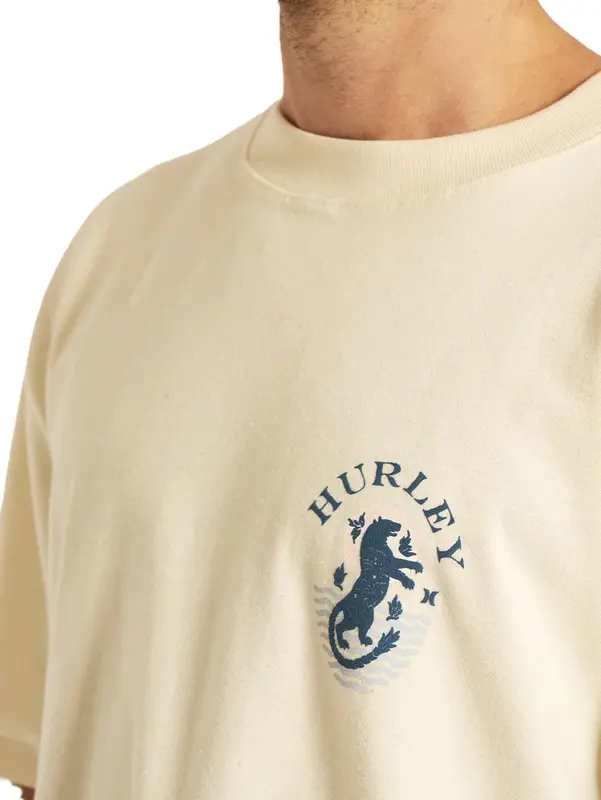 CAMISETA HURLEY ESPECIAL MAXFIT WHEELS OFF WHITE